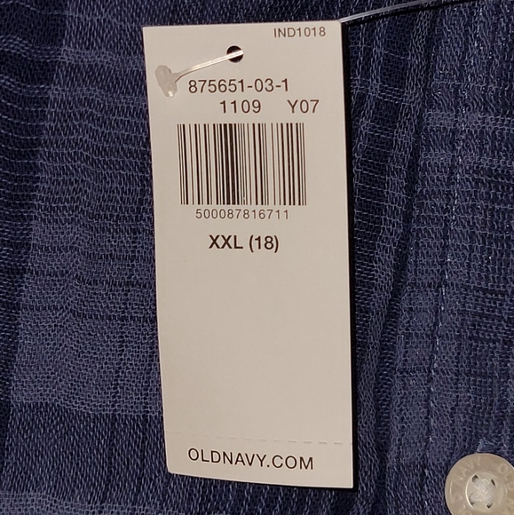 NWT Boys Old Navy Button Up Plaid Short Sleeve Shirt. - Picture 3 of 12